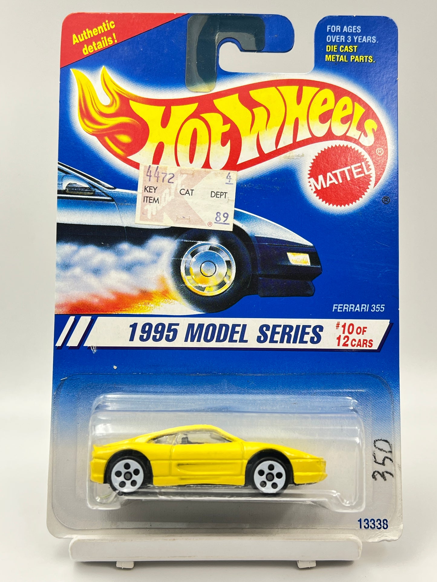 FULL METAL - HOT WHEELS - FERRARI  355 - YELLOW - 3E