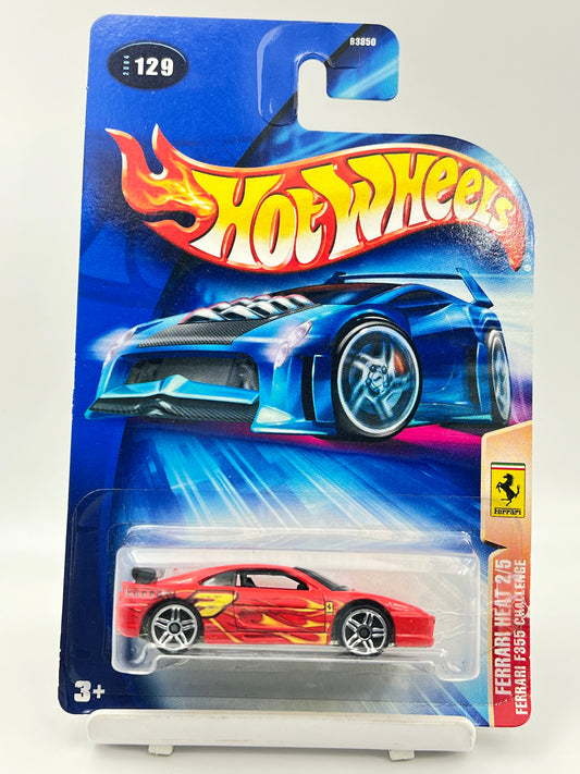 MILD BLISTER GLUE DAMAGE - FULL METAL - HOT WHEELS - FERRARI  F355 CHALLENGE - 9C