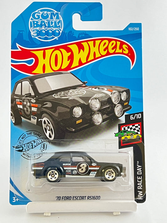 70 FORD ESCORT RS1600 - 3B - Its Fun- Hot wheels - matchbox - diecast
