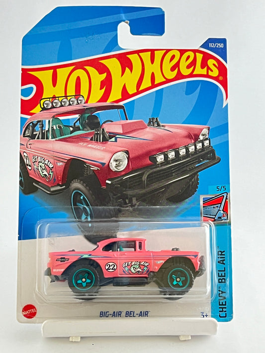 55 CHEVY BEL AIR GASSER  -PINK - Its Fun- Hot wheels - matchbox - diecast