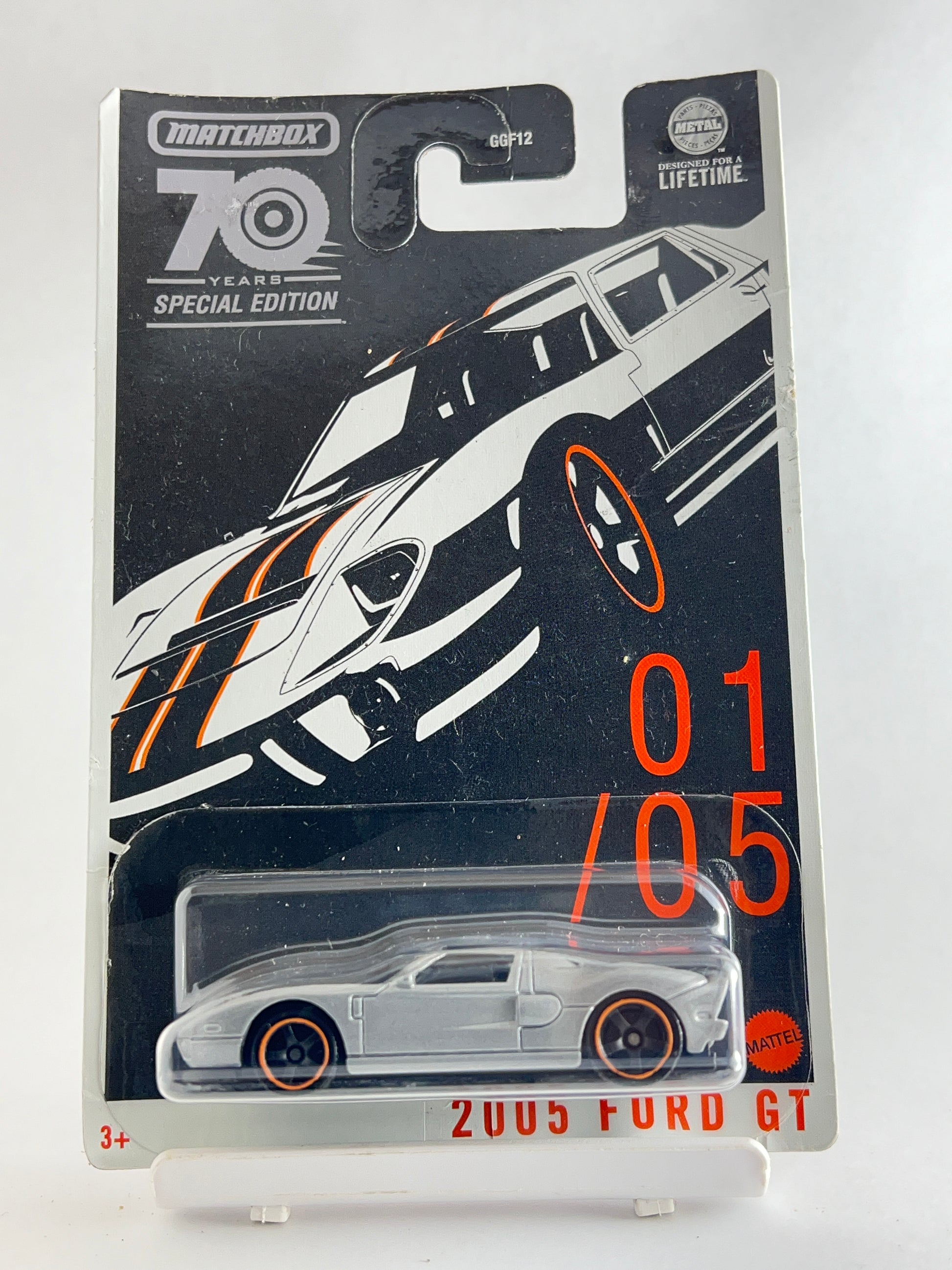 70TH ANNIVERSARY - 2005 FORD GT - 1C - Its Fun- Hot wheels - matchbox - diecast