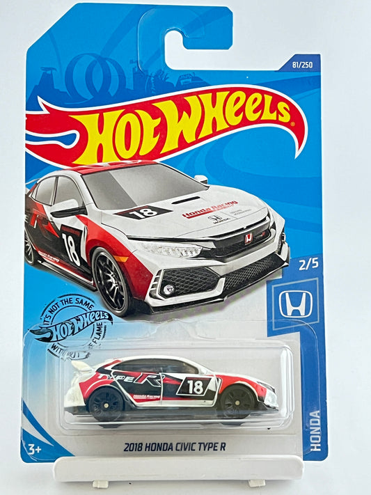 2018 HONDA CIVIC TYPE R -3B - Its Fun- Hot wheels - matchbox - diecast