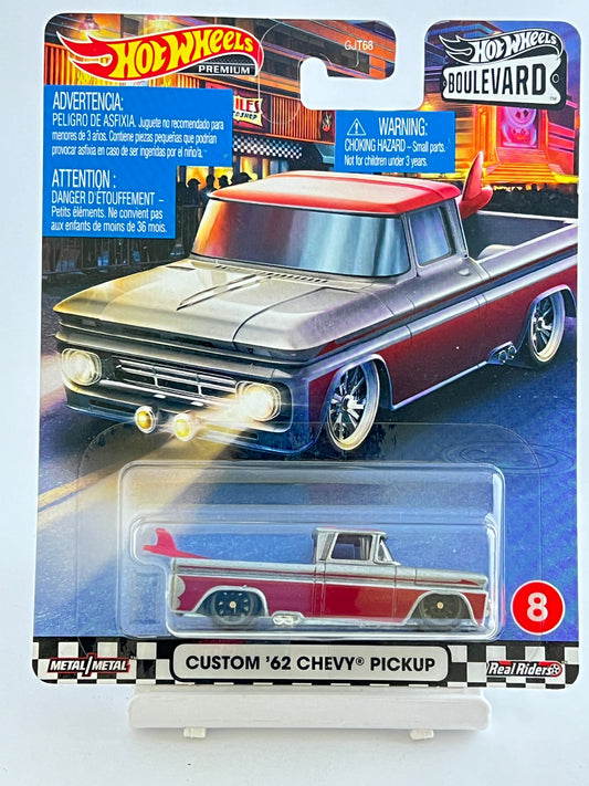 PREMIUM - CUSTOM 62 CHEVY PICKUP - Its Fun- Hot wheels - matchbox - diecast
