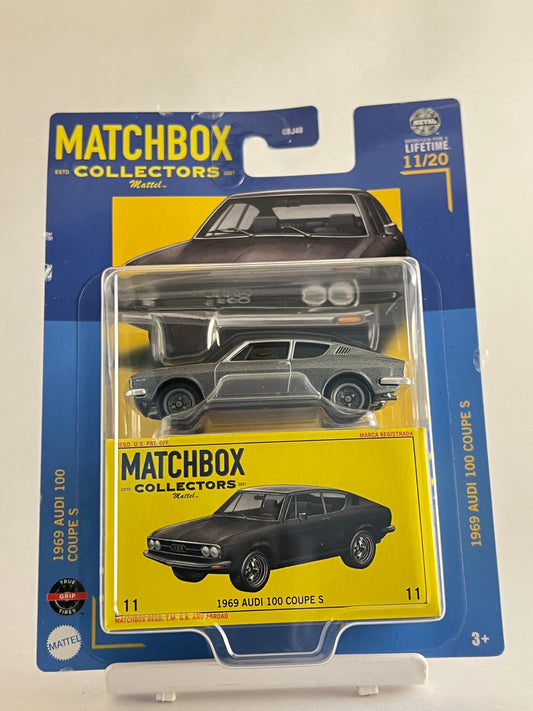 MATCHBOX COLLECTORS - 1969 AUDI 100 COUPE S - 1D - Its Fun- Hot wheels - matchbox - diecast