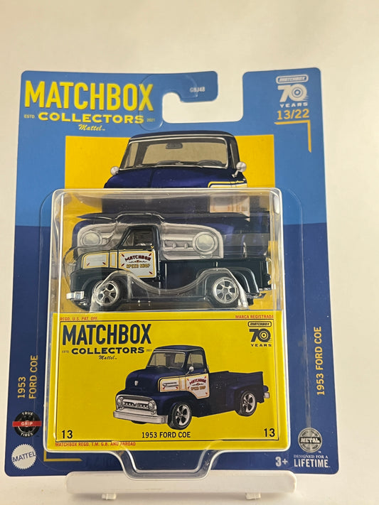 MATCHBOX COLLECTORS - 1953 FORD COE - 1D - Its Fun- Hot wheels - matchbox - diecast