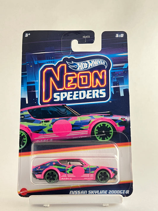 NEON SPEEDERS - NISSAN SKYLINE 2000GT-R - 4C - Its Fun- Hot wheels - matchbox - diecast