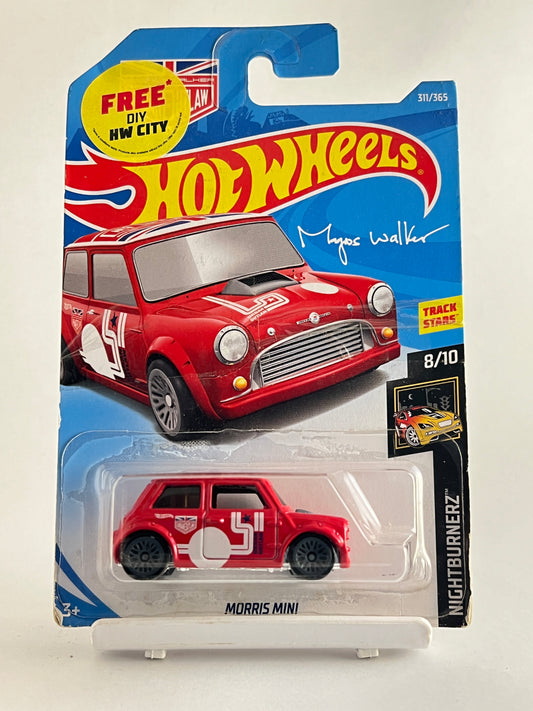 MORRIS MINI - RED - 4B - Its Fun- Hot wheels - matchbox - diecast