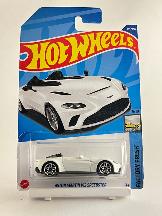 ASTON MARTIN V12 SPEEDSTER -WHITE- 4B - Its Fun- Hot wheels - matchbox - diecast