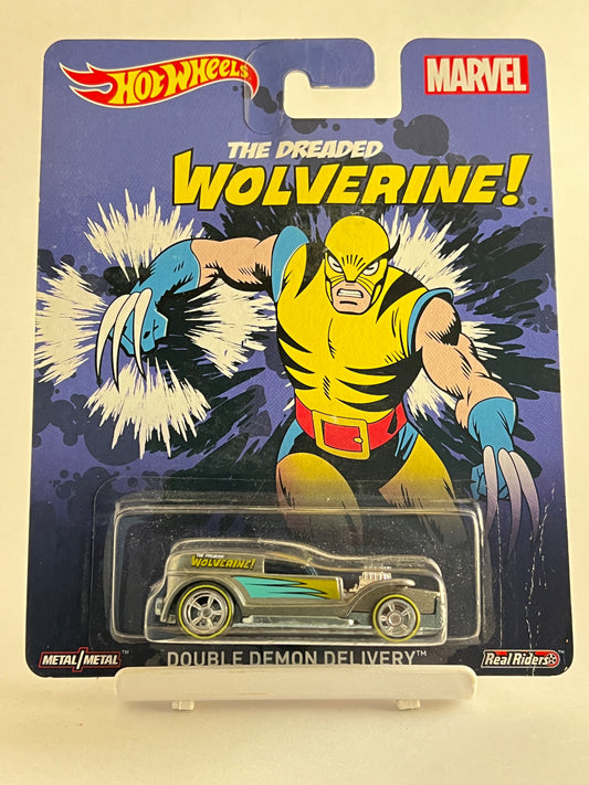 PREMIUM - MARVEL THE DREADED WOLVERINE - DOUBLE DEMON DELIVERY - 5D - Its Fun- Hot wheels - matchbox - diecast