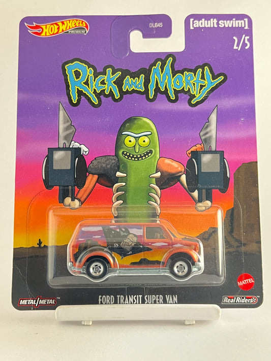 PREMIUM - RICK AND MORTY - FORD TRANSIT SUPER VAN - 5D - Its Fun- Hot wheels - matchbox - diecast