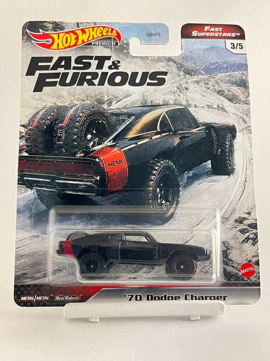 PREMIUM - FAST AND FURIOUS - 70 DODGE CHARGER - 5D - Its Fun- Hot wheels - matchbox - diecast