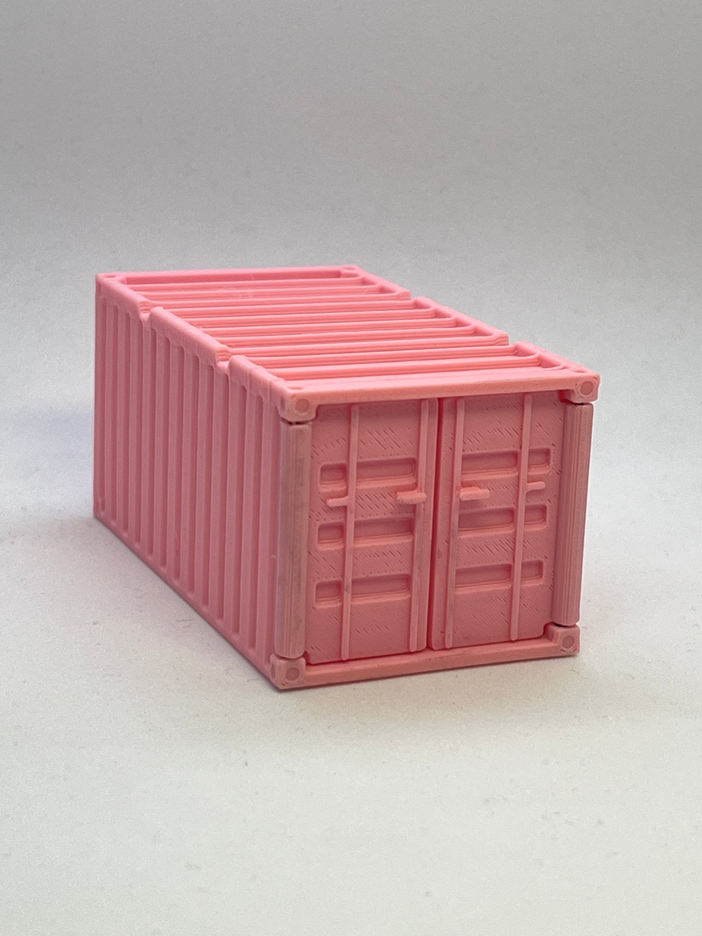 3D PRINTED CONTAINERS FOR 1:64 CARS - PINK