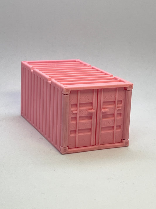 3D PRINTED CONTAINERS FOR 1:64 CARS - PINK