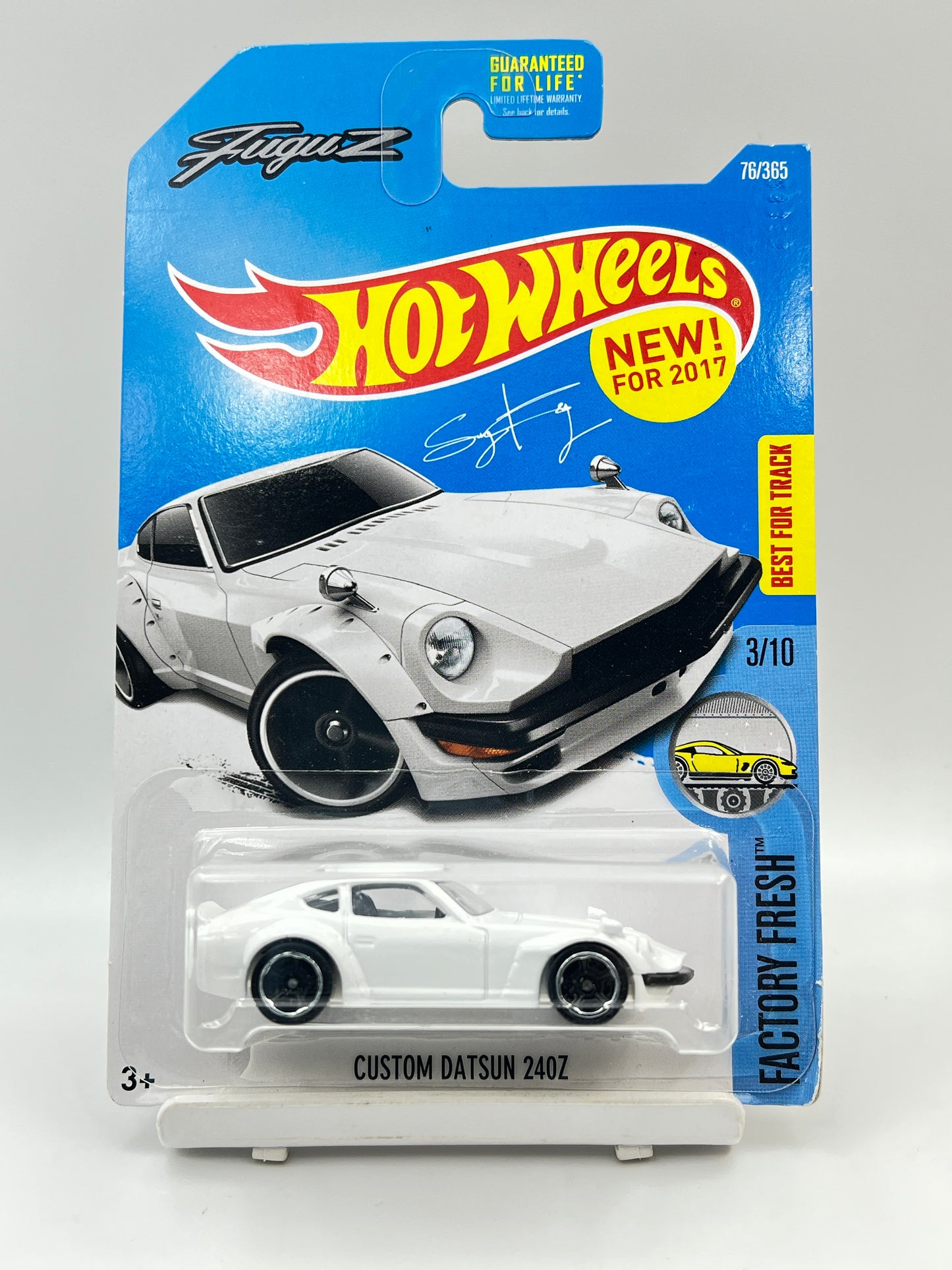 IMPORTED - HOT WHEELS -  CUSTOM DATSUN 240Z - WHITE - 2A