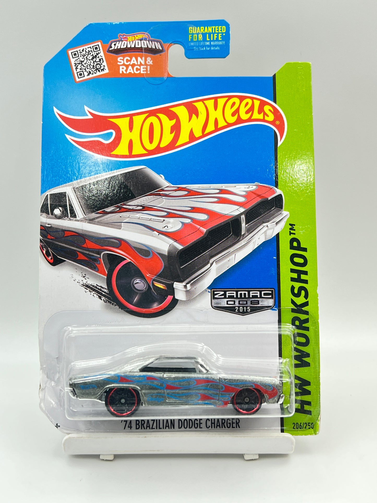 DAMAGED CARD - IMPORTED - HOT WHEELS -  74 BRAZILIAN DODGE CHARGER - 2A