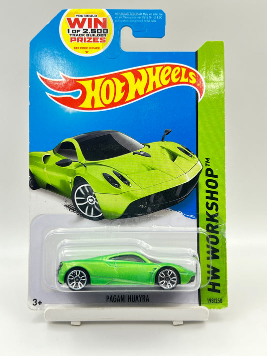 IMPORTED - HOT WHEELS -  PAGANI HUAYRA - WHINY GREEN - 2A