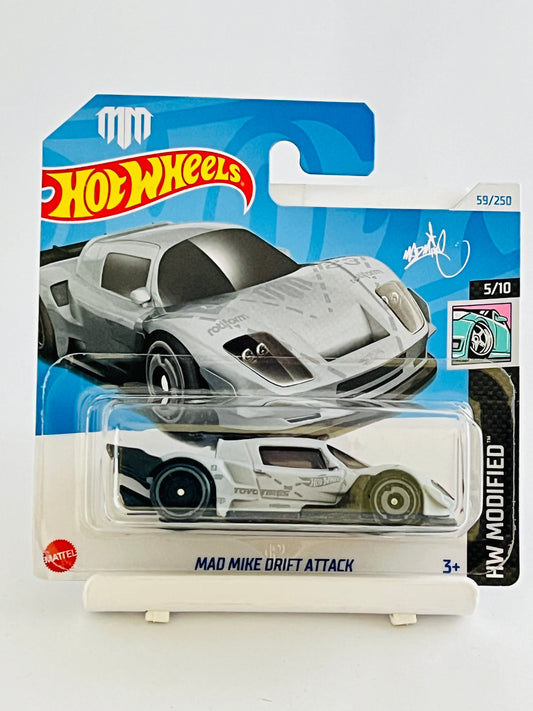 MAD MIKE DRIFT ATTACK -GREY -1A - Its Fun- Hot wheels - matchbox - diecast