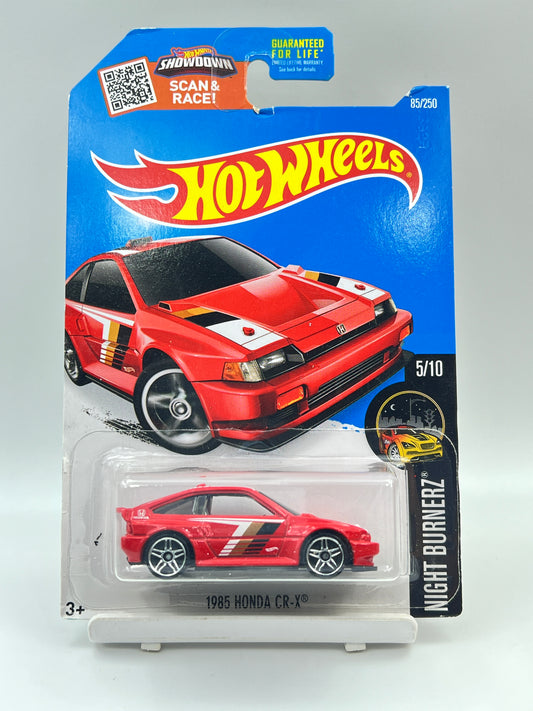 IMPORTED - HOT WHEELS -  1985 HONDA CR-X - RED - 2A