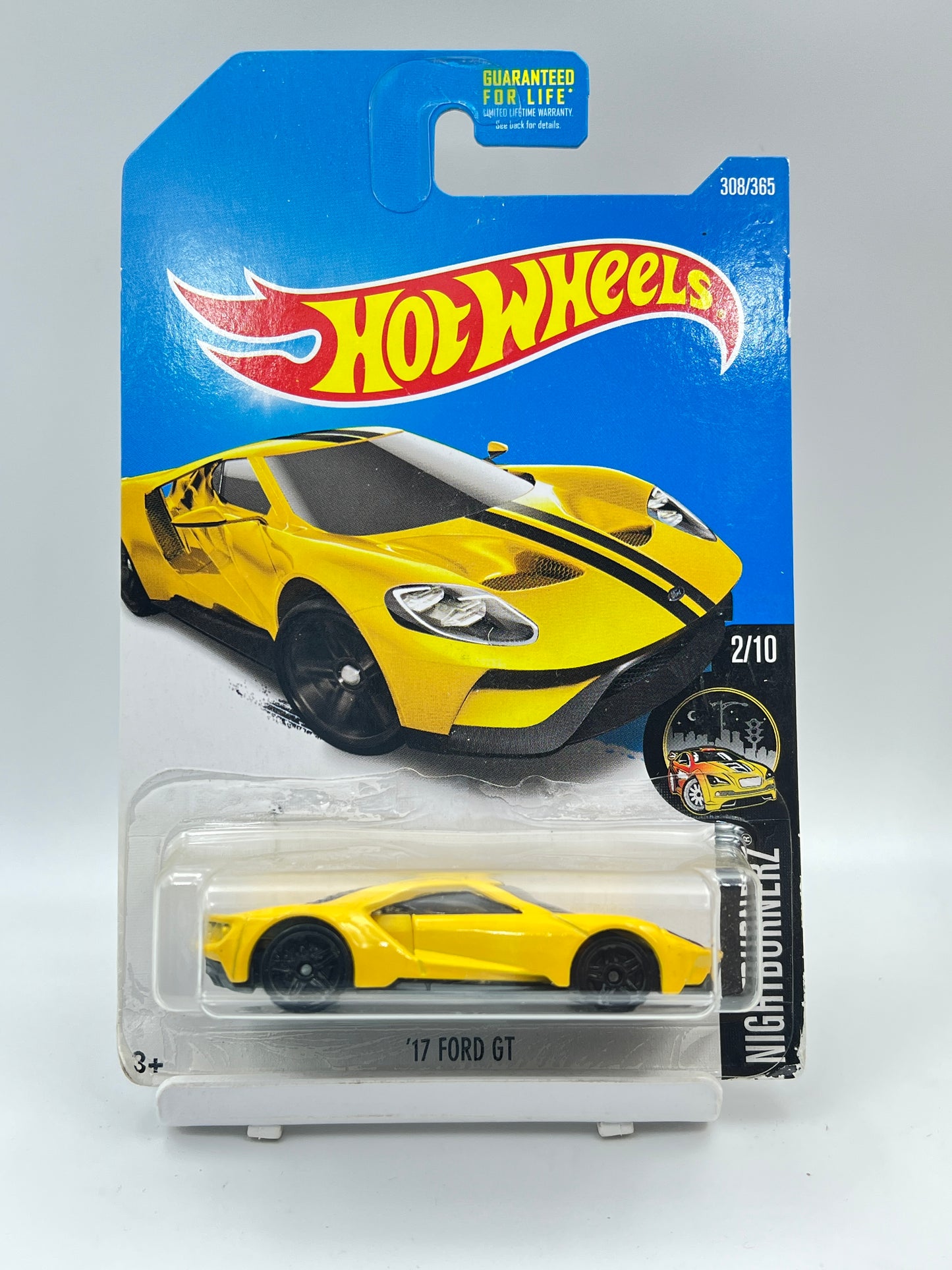 IMPORTED - HOT WHEELS -  17 FORD GT - YELLOW - 1A