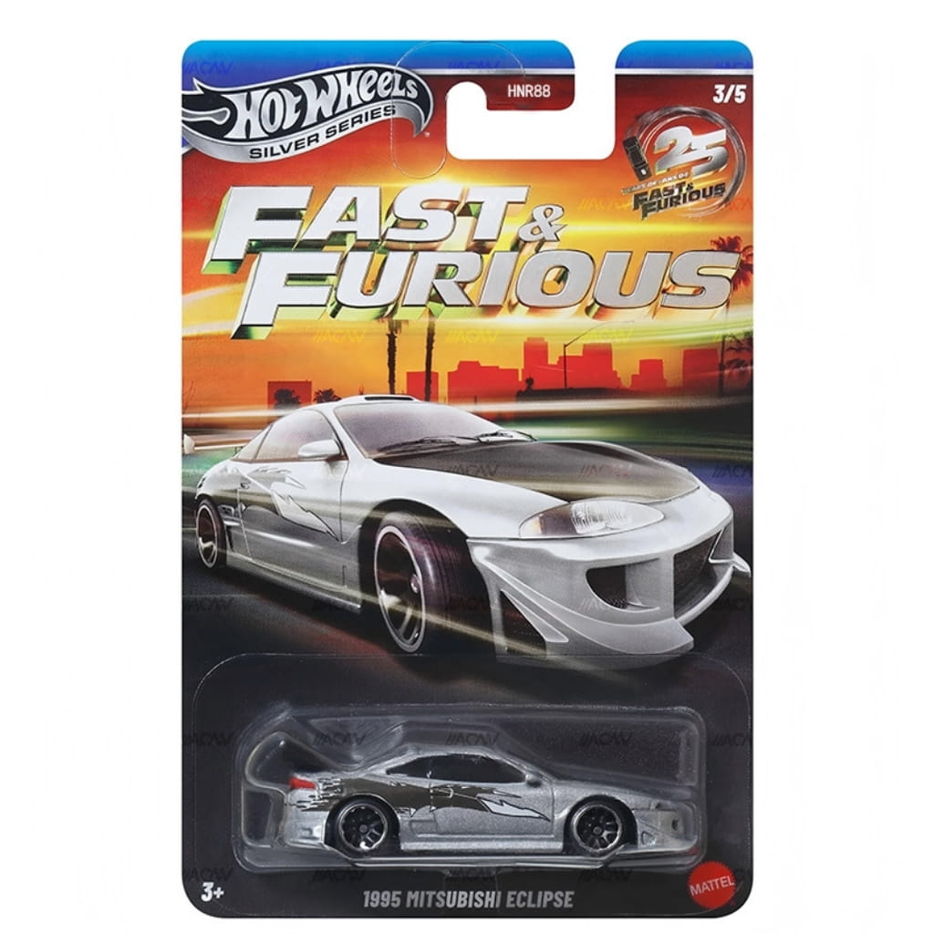 HOT WHEELS - FAST AND FURIOUS - 1995 MITSUBISHI ECLIPSE - 3F