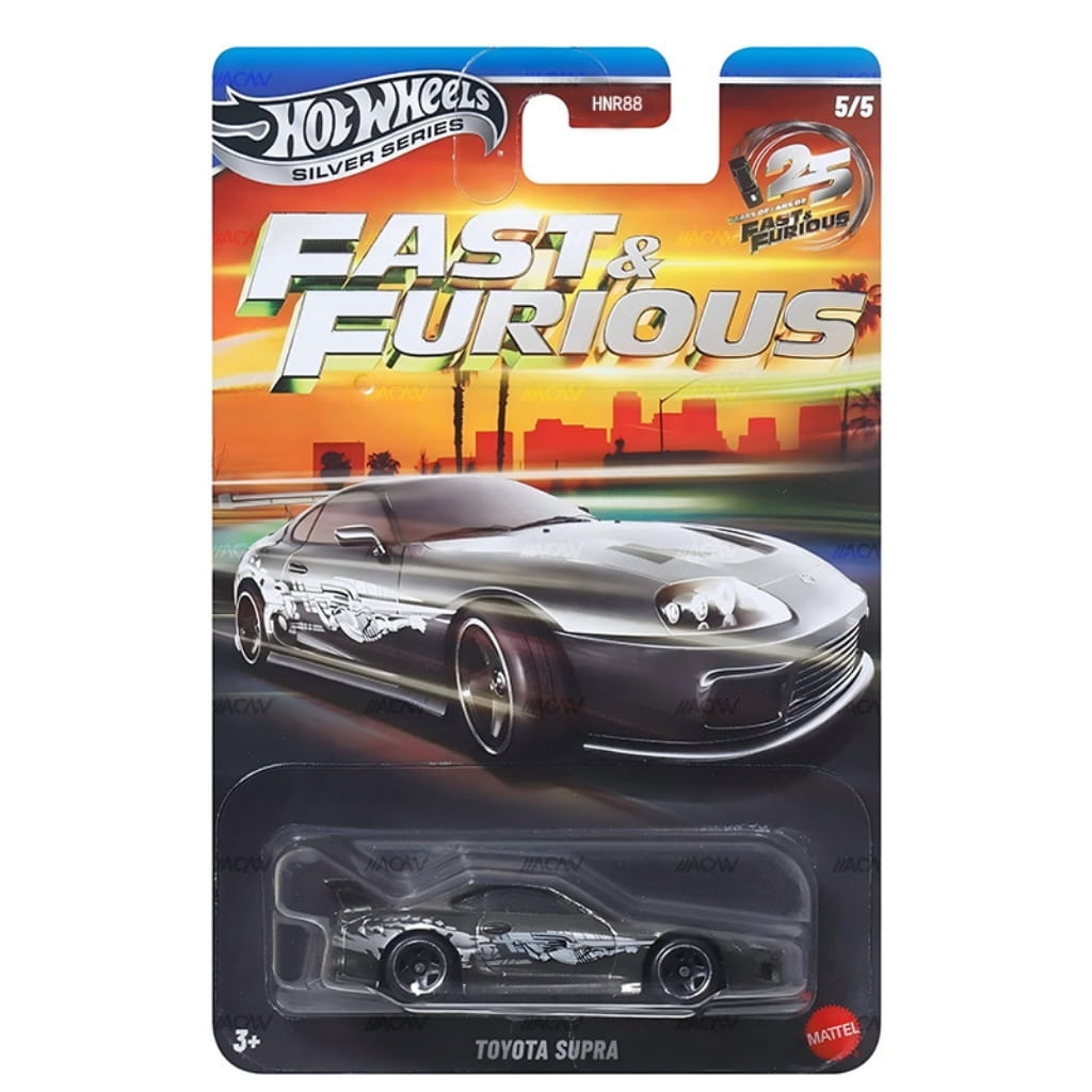 CREASED - FULL METAL - HOT WHEELS - FAST AND FURIOUS - TOYOTA SUPRA - 4E