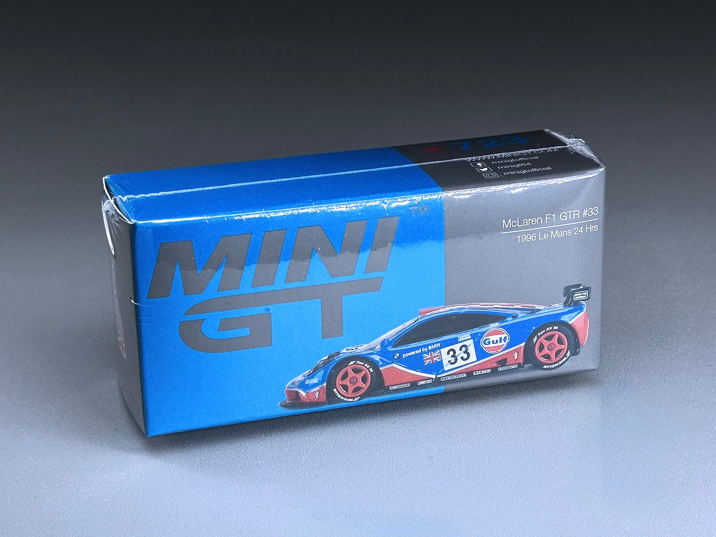 MINI GT - MCLAREN F1 GTR #33 - 1996 LE MANS 24 HRS - SEALED - Its Fun- Hot wheels - matchbox - diecast