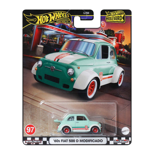 PREMIUM - 60s FIAT 500D MODIFICADO - 5B - Its Fun- Hot wheels - matchbox - diecast