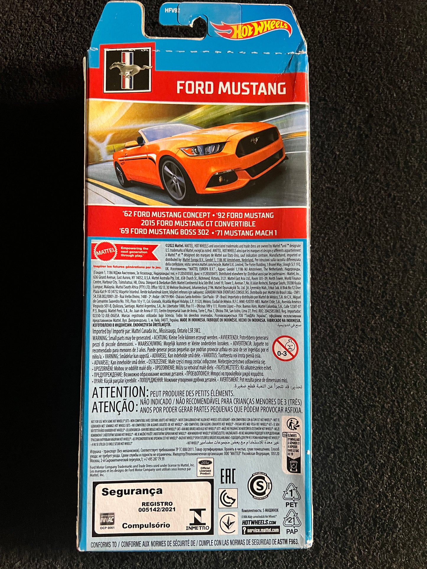 FORD MUSTANG 5 PACK SET - Its Fun
