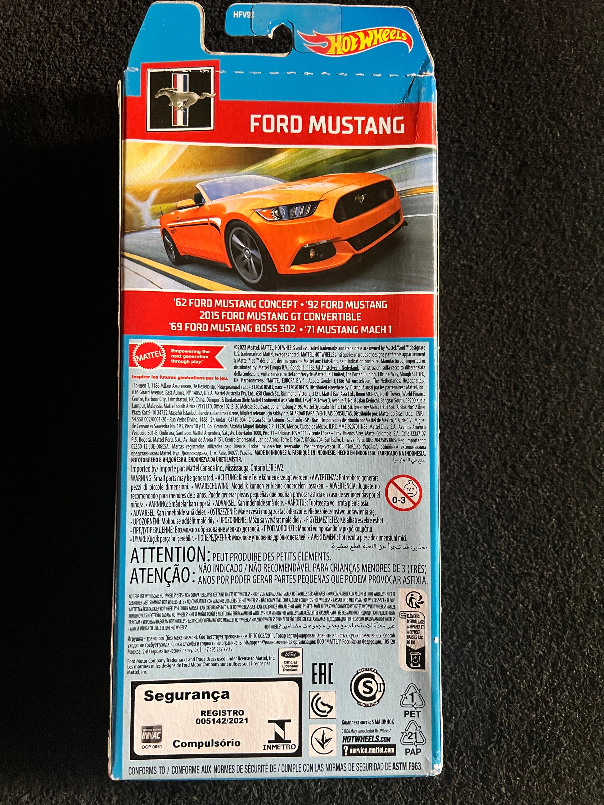 FORD MUSTANG 5 PACK SET - Its Fun