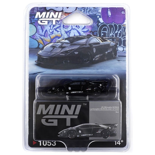 MINI GT - LB-SILHOUETTE WORKS - LAMBORGHINI MURCELAGO GT EVO - BLISTER PACK