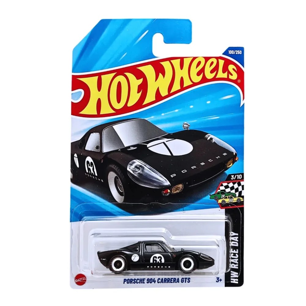 HOT WHEELS - PORSCHE 904 CARRERA GTS - BLACK - 1C - Its Fun- Hot wheels - matchbox - diecast