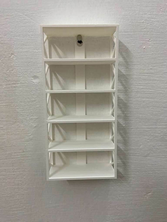 WALL HANGING STAND FOR 1:64 CARS - 1 UNIT - WHITE - Its Fun