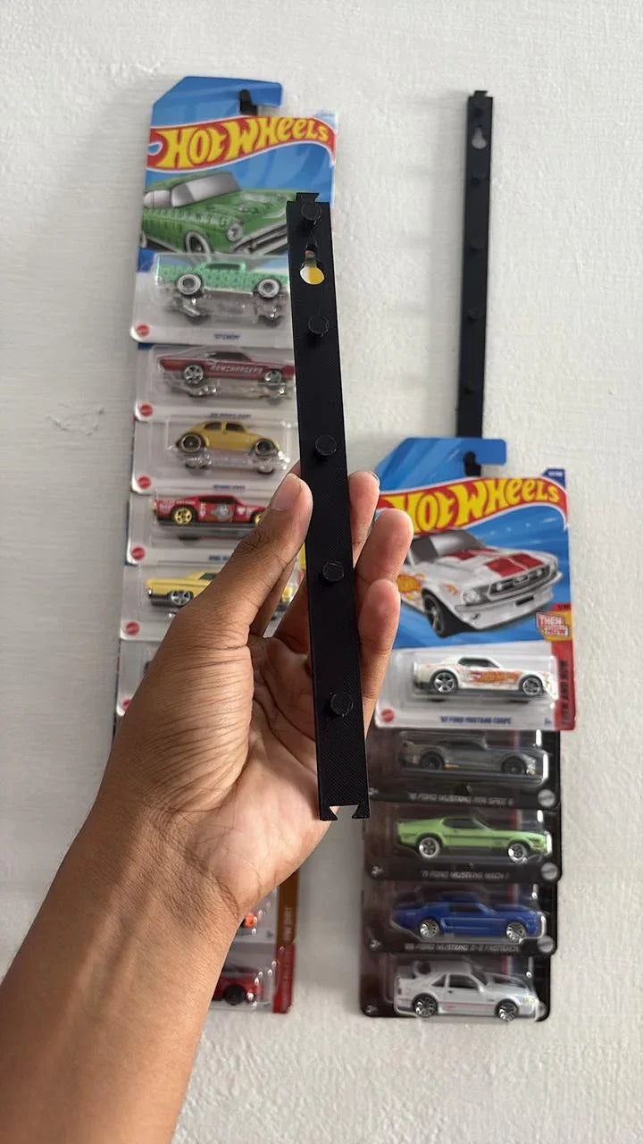 WALL HANGER FOR HOT WHEELS CARDS - BLACK - Its Fun