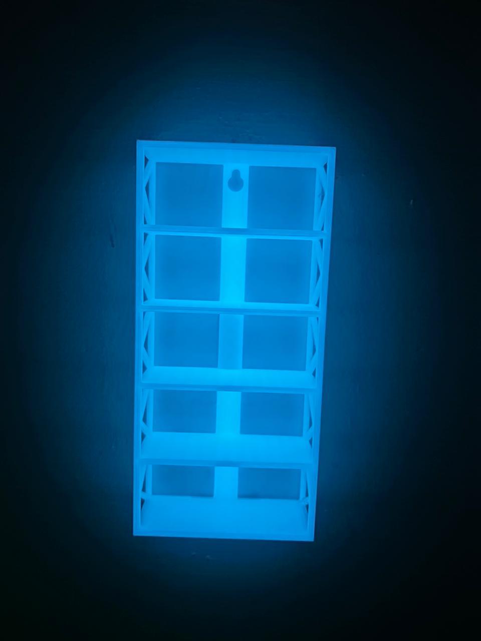 GLOW IN THE DARK - WALL STAND - BLUE