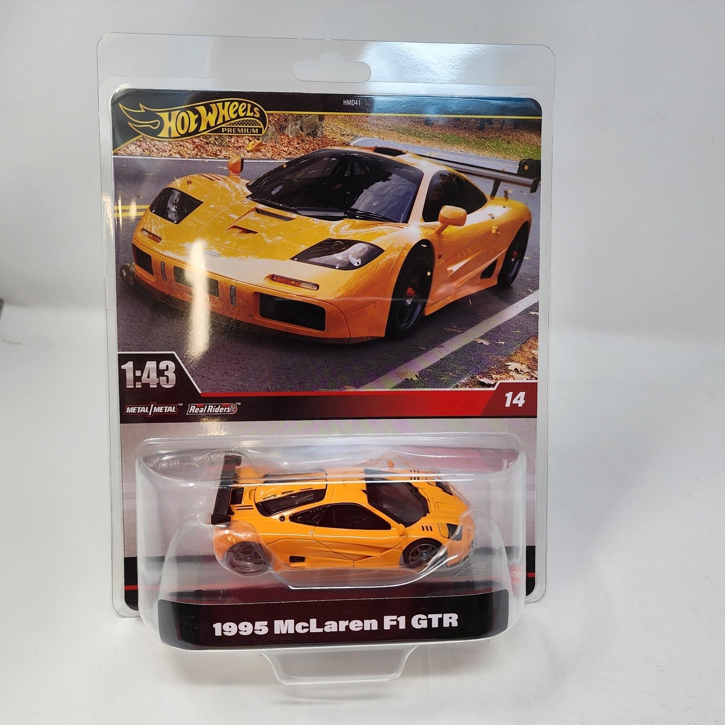 1:43 - HOT WHEELS - 1995 MCLAREN F1 GTR
