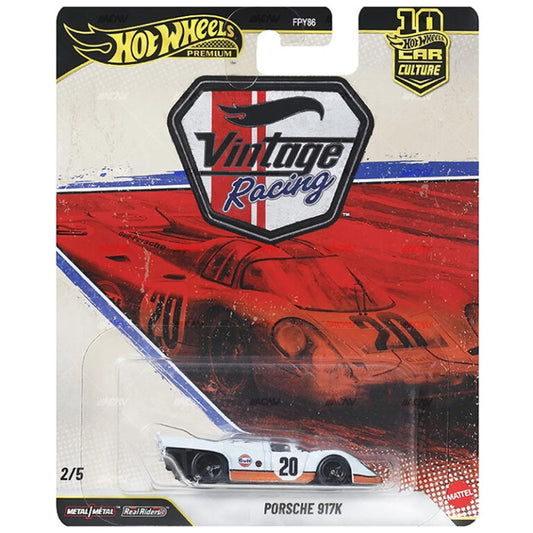 HOT WHEELS - PREMIUM - VINTAGE RACING - PORSCHE 917K - 9F