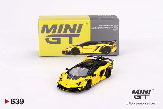 PRE-ORDER - Lamborghini LB-Silhouette WORKS Aventador GT EVO Yellow