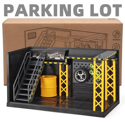 IMPORTED - MINI PARKING DIAROMA SET (DIY) - SUITABLE FOR ONE 1:64 CAR - Its Fun