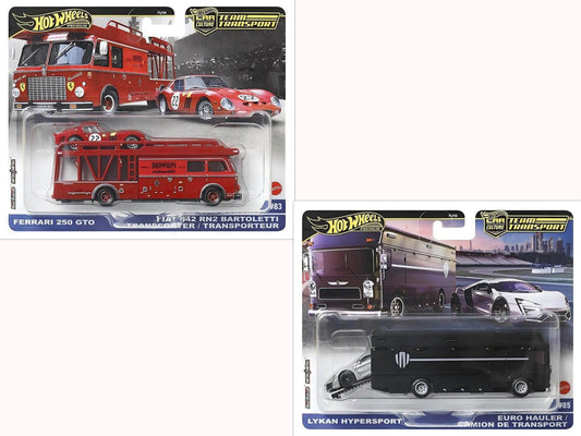 COMBO - TEAM TRANSPORT SET - FERRARI + LYKAN