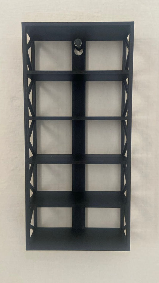 SET OF 6 WALL HANGING STAND FOR 1:64 CARS - ( 6 UNIT SET FOR 30 CARS) + HOT WHEELS LOGO