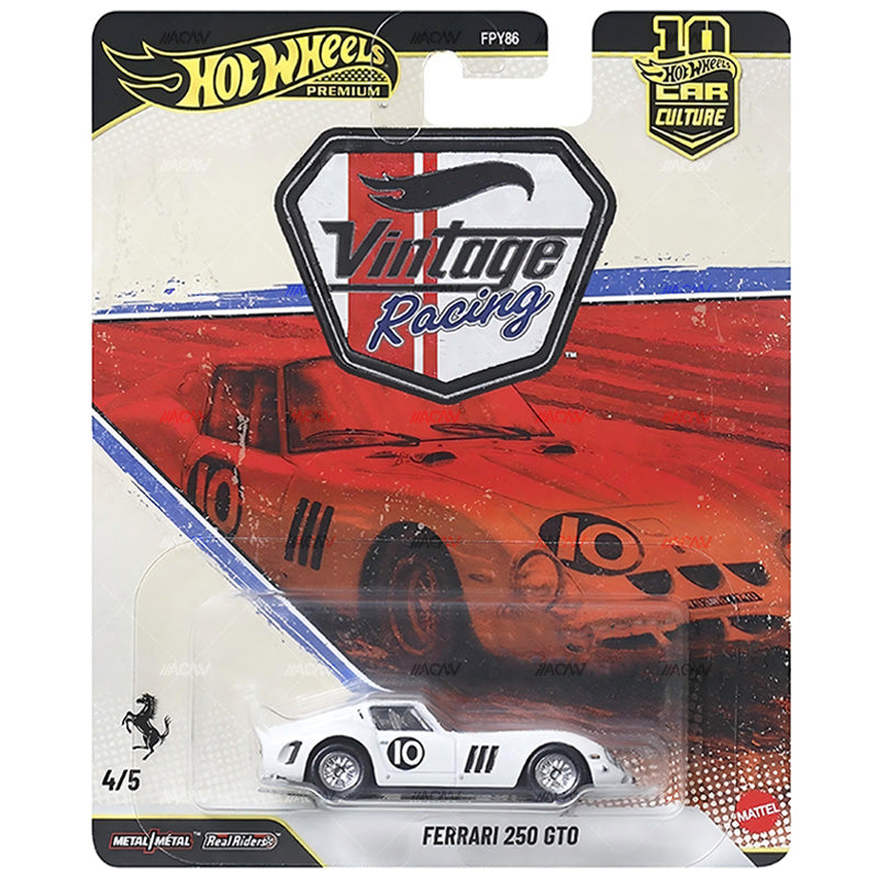 HOT WHEELS - PREMIUM - VINTAGE RACING - FERRARI 250 GTO - 9F