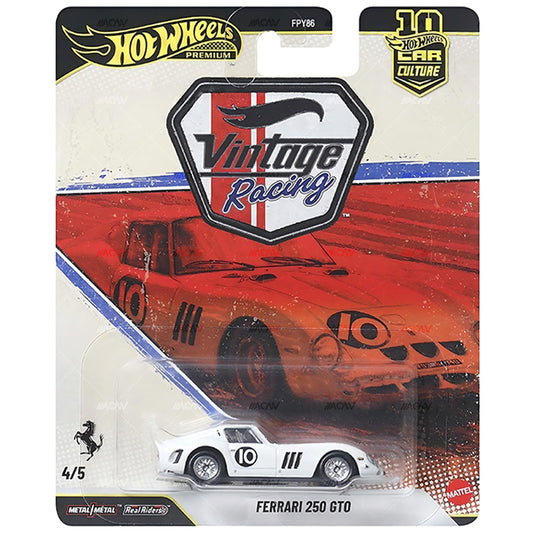 HOT WHEELS - PREMIUM - VINTAGE RACING - FERRARI 250 GTO - 9F