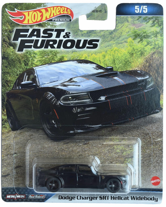 PREMIUM - FAST AND FURIOUS - DODGE CHARGER SRT HELLCAT WIDEBODY - 5C - Its Fun- Hot wheels - matchbox - diecast
