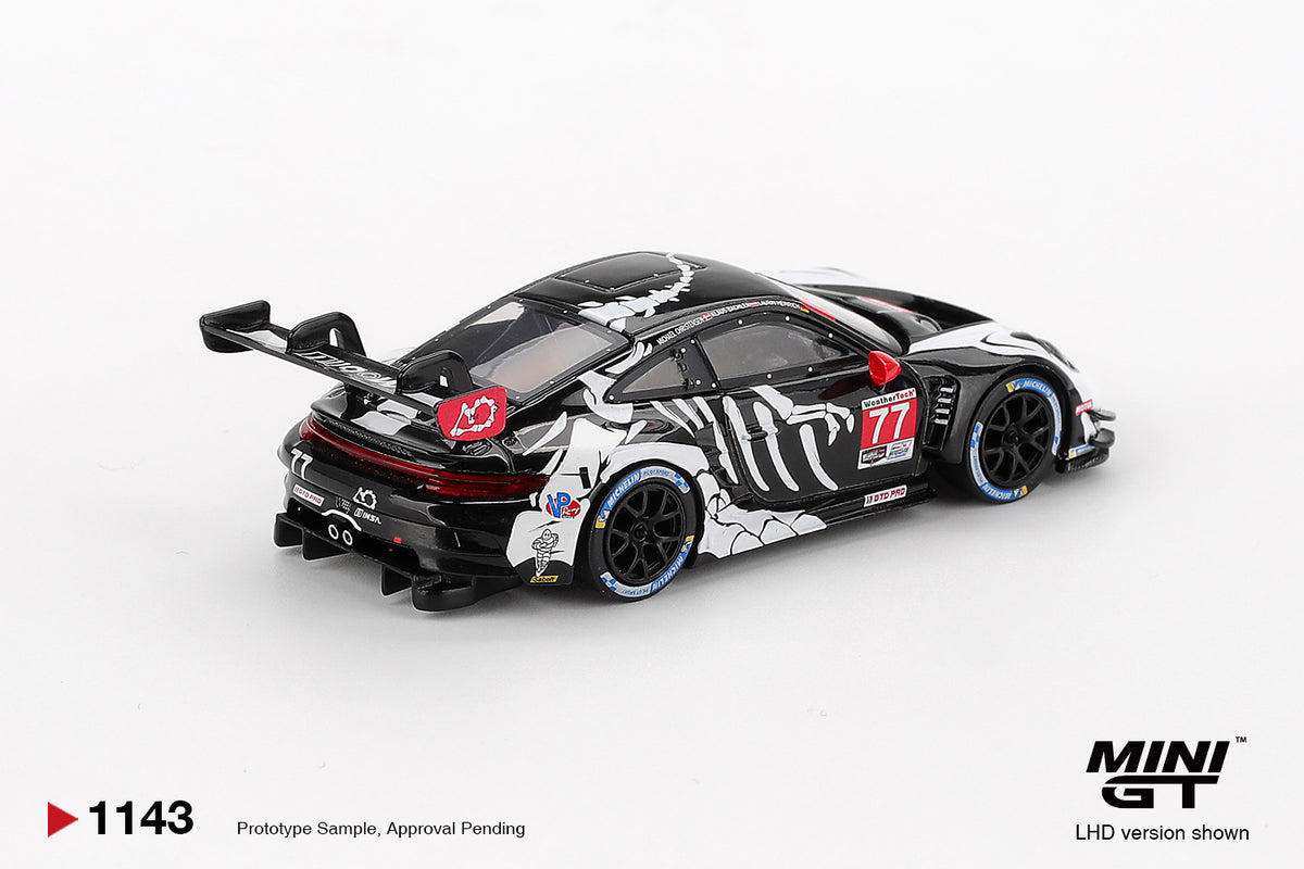 MINI GT - Porsche 911 GT3 R #77 AO Racing 2025 IMSA Petit Le Mans - BOX PACK (SEALED) - ZX2