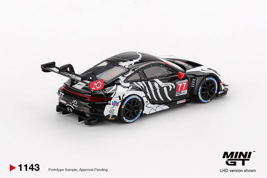 MINI GT - Porsche 911 GT3 R #77 AO Racing 2025 IMSA Petit Le Mans - BLISTER PACK