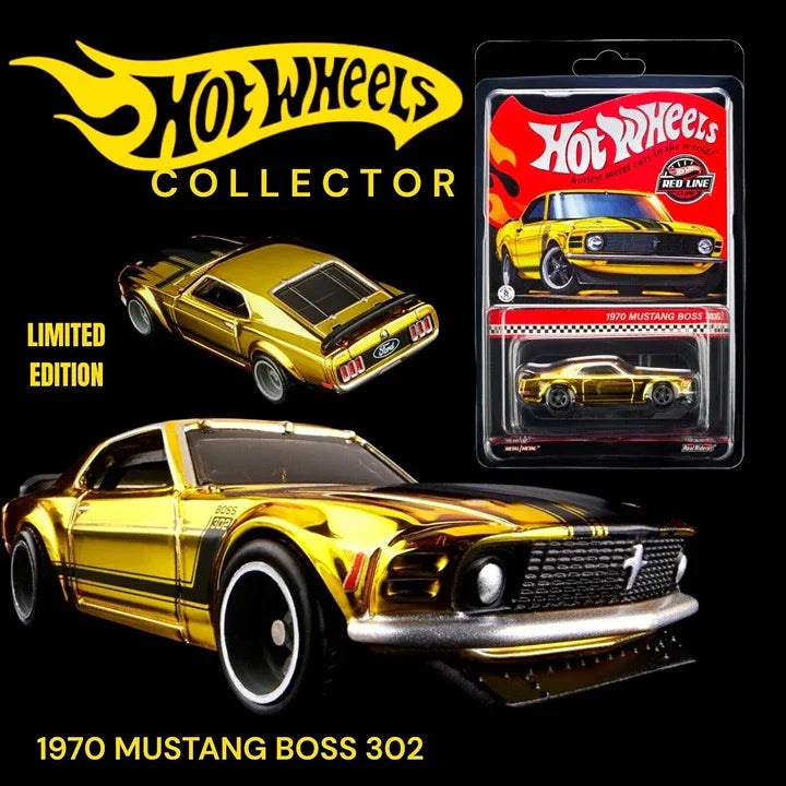 RLC - HOT WHEELS - 1970 MUSTANG BOSS 302 - COMES WITH PROTECTOR - Its Fun