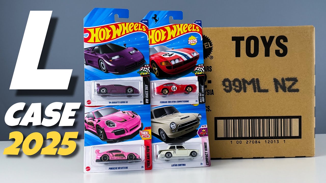 HOT WHEELS - 2025 - FULL BOX - L CASE