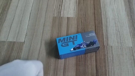 SEAL OPENED - MINI GT - TYRRELL P34 #4 - PATRICK DEPAILLER - 1976 SWEDISH GP 2ND PLACE