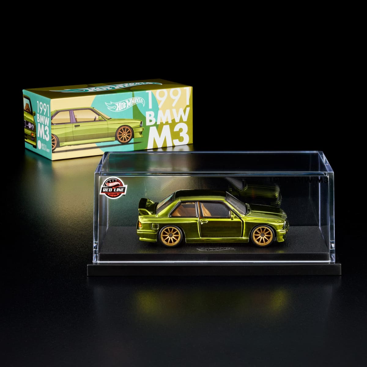RLC - UNSEALED - HOT WHEELS - 1991 BMW M3 (GREEN) - B7