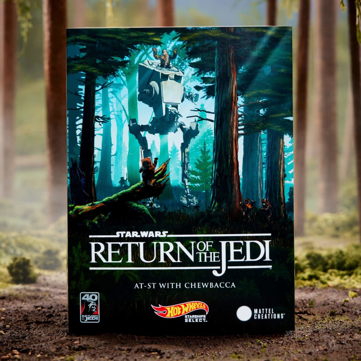 2023 MATTEL CREATIONS SDCC STAR WARS - RETURN OF THE JEDI AT/ST W/CHEWBACCA
